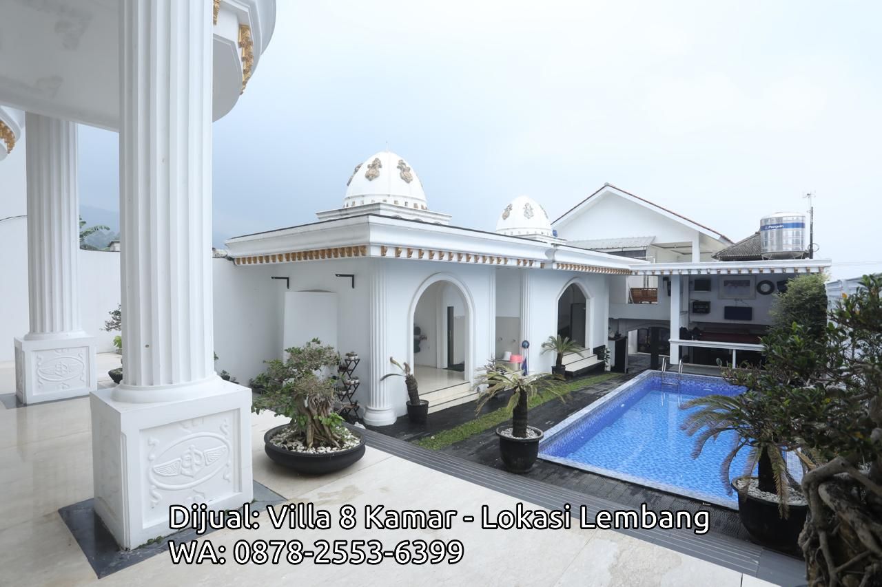 Jual Villa Lembang dengan pemandangan indah