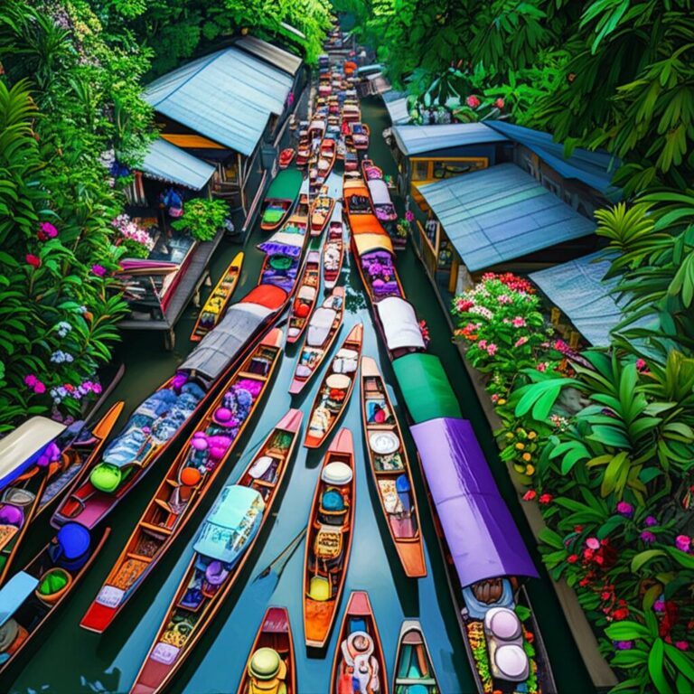 Destinasi Wisata Favorit: Floating Market & Orchid Forest.