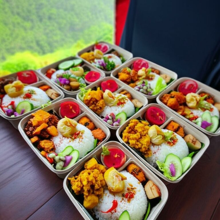 Jasa Catering Nasi Box untuk Rombongan Wisata Priangan.