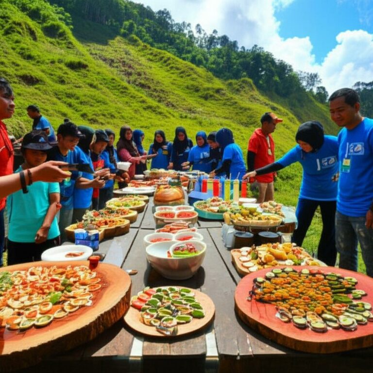 Catering untuk Acara Outbound di Kawasan Lembang.