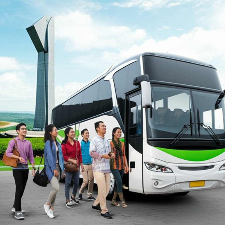Sewa Bus Pariwisata Bandung: Nyaman untuk Rombongan Besar.