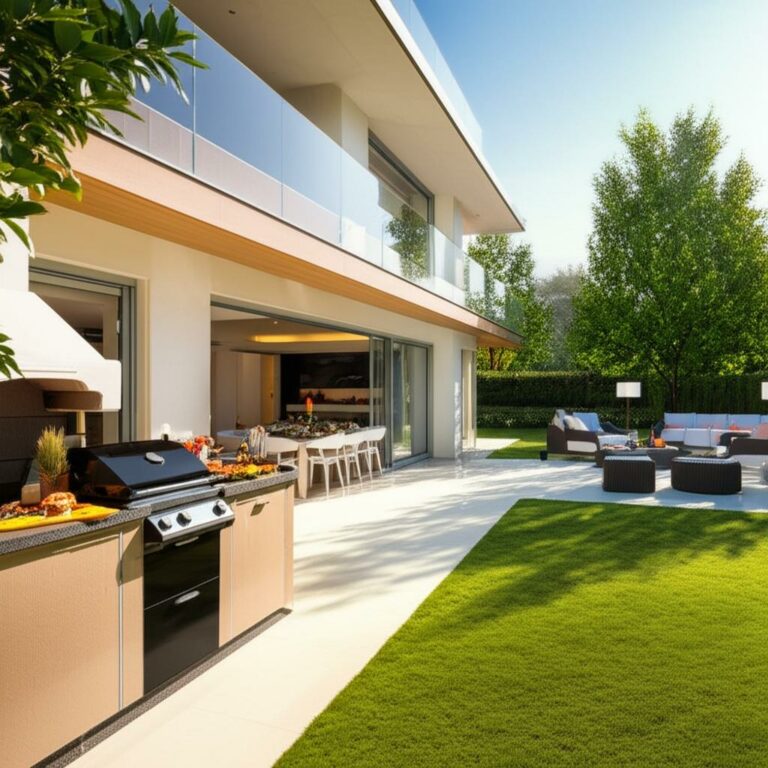 Villa dengan Area Outdoor Luas untuk Acara BBQ.