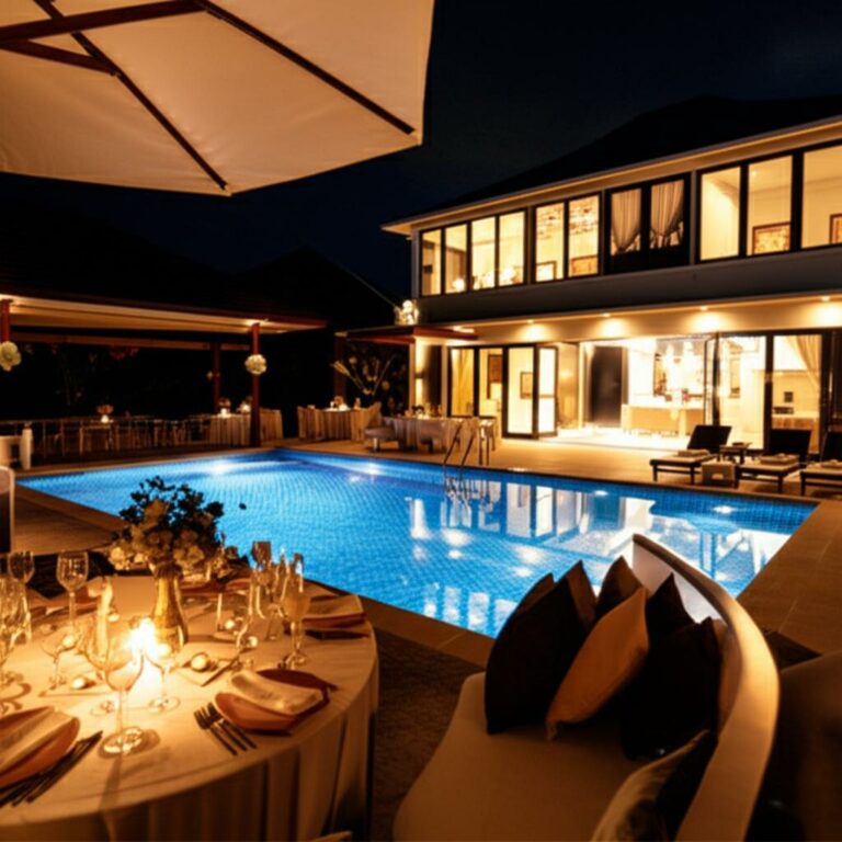Pengelolaan Event Eksklusif di Villa Private Pool Lembang.